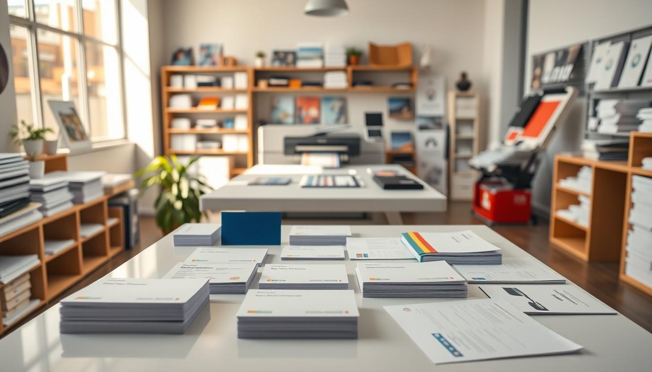 Materiales de empresa con buena terminación